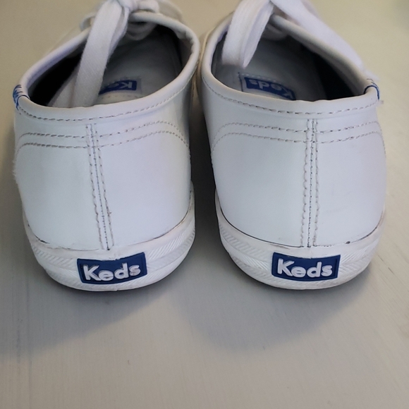 Keds champ CVO girls white leather sneakers 4.5 - Picture 5 of 7